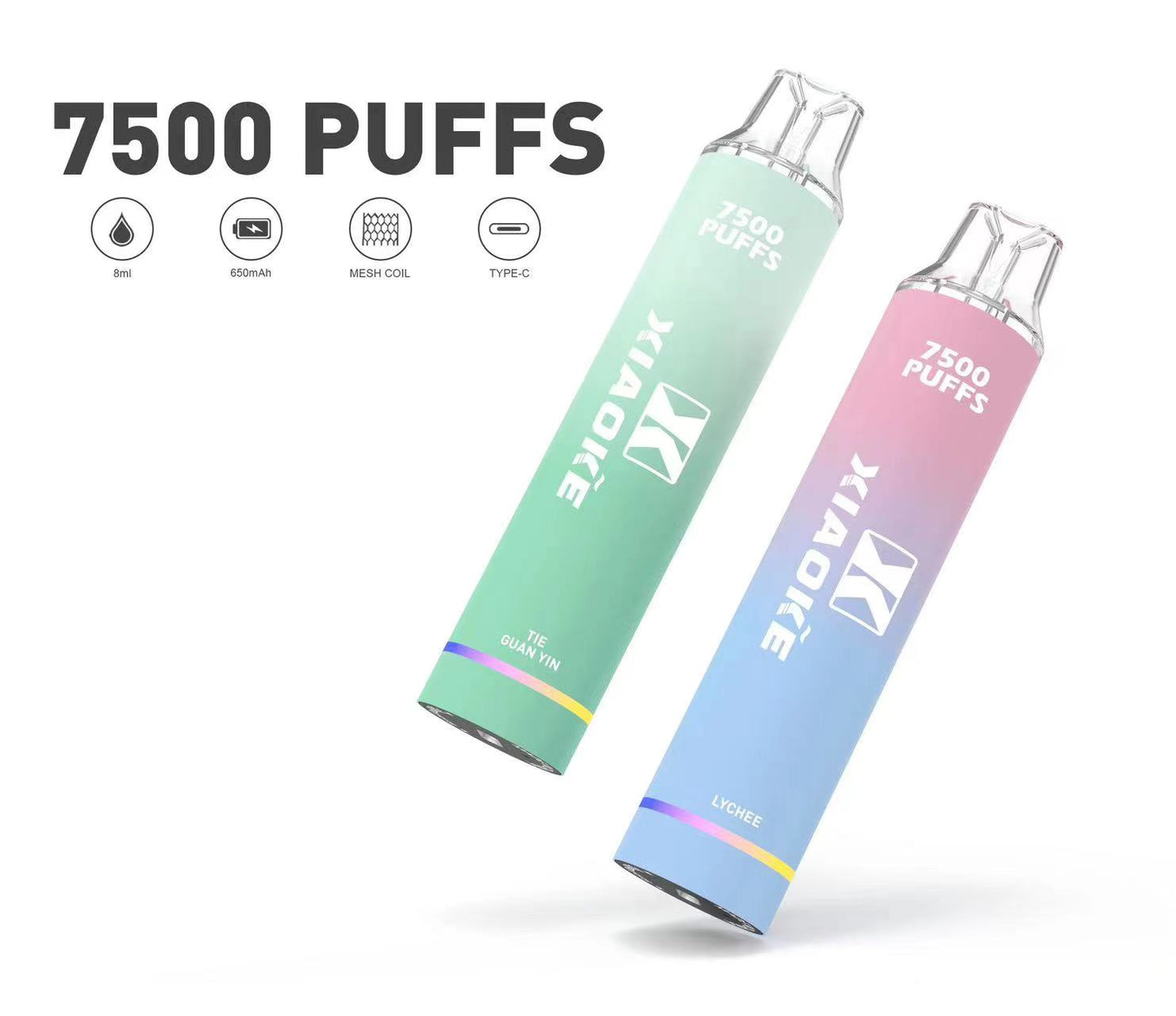 XIAOKE梟客一次性7500 PUFFS 台灣現貨