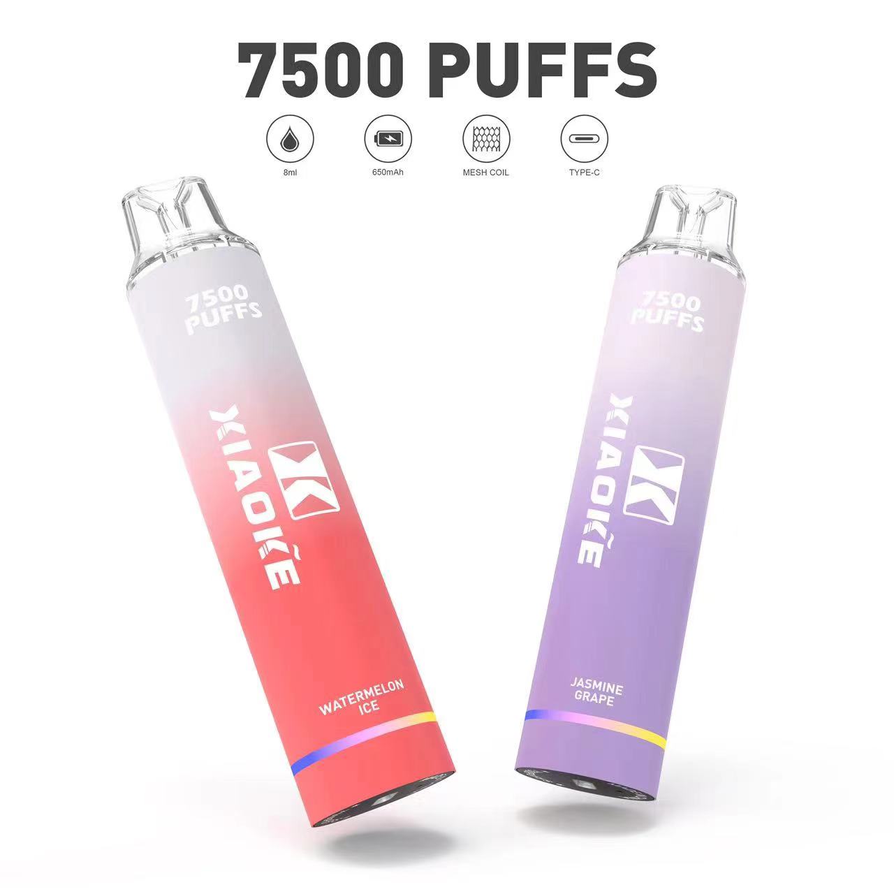 XIAOKE梟客一次性7500 PUFFS 台灣現貨